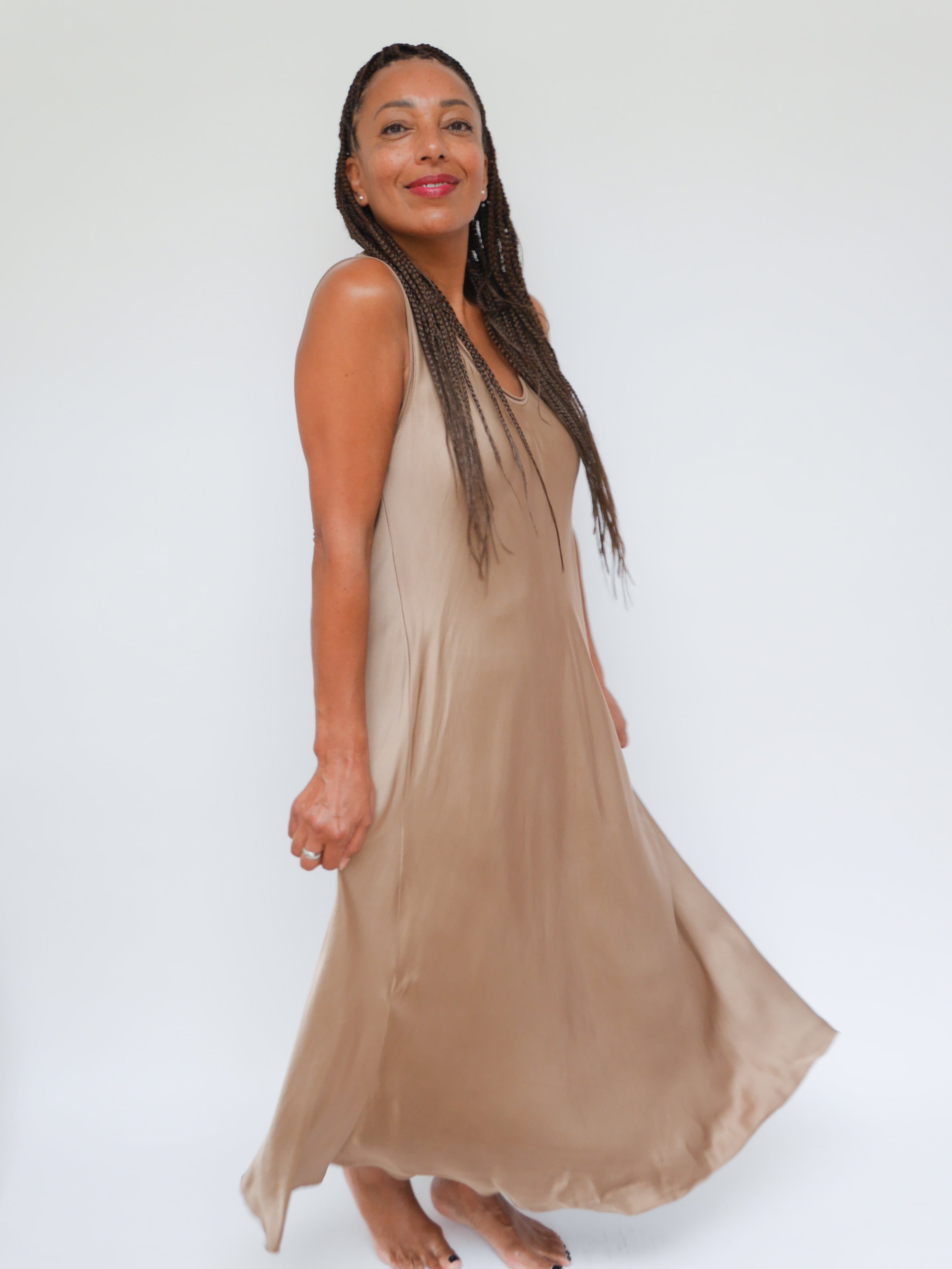 Andrea Camel Dress