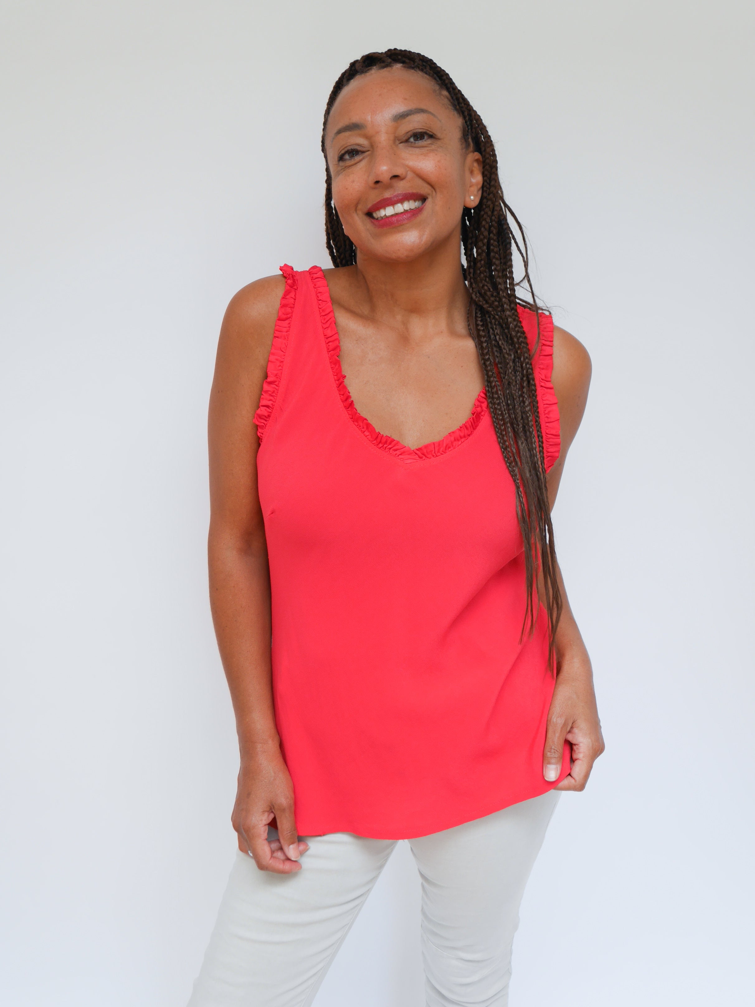 Bella Vest Red
