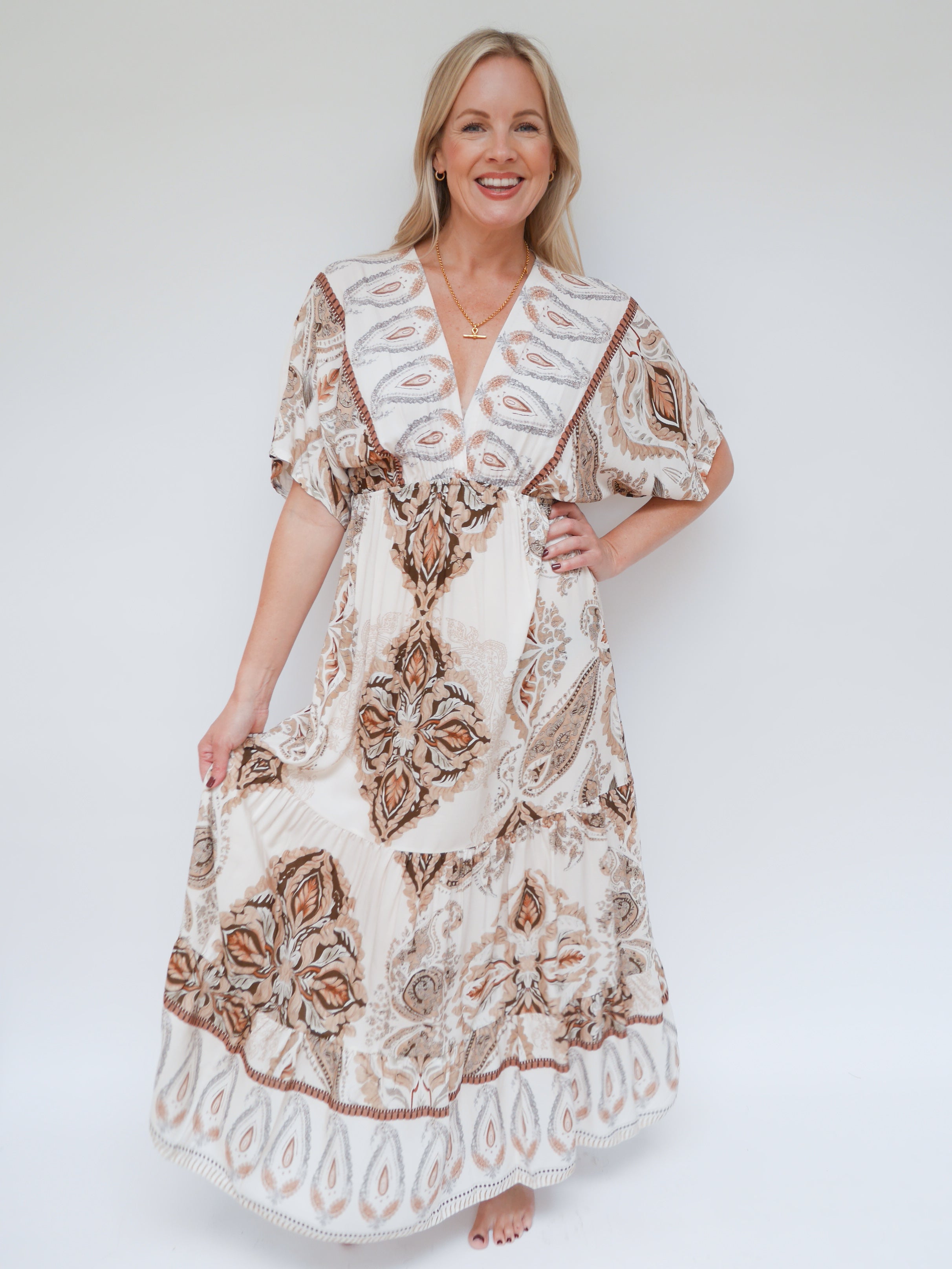 Jenna Dress Stone