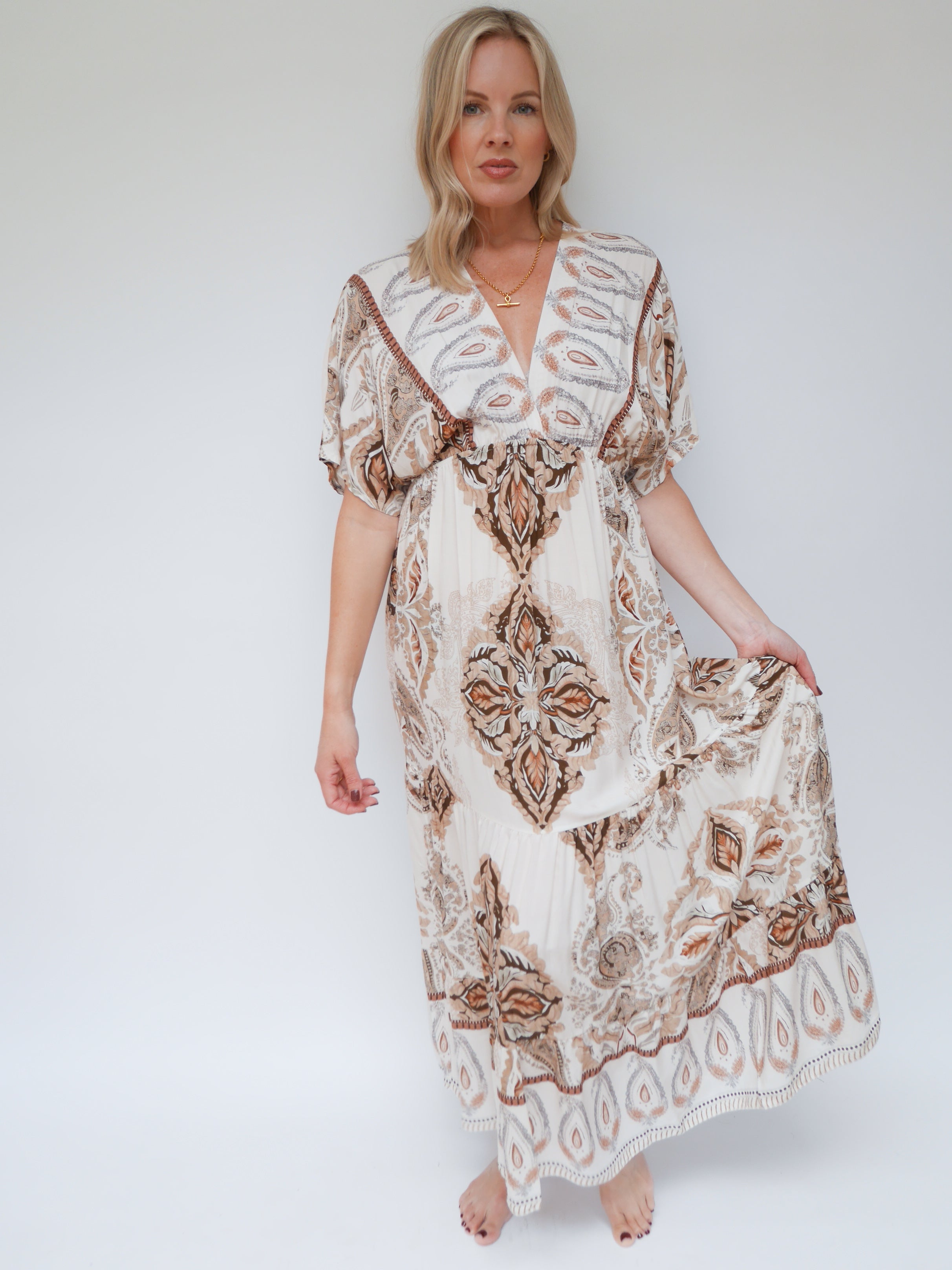 Jenna Dress Stone