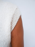 Nicole Mohair Tank Ecru