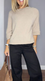 Hattie Alpaca Knit Camel