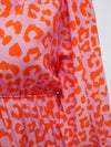 Naomi Dress Pink & Orange