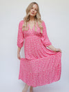Naomi Dress Pink & Fuchsia