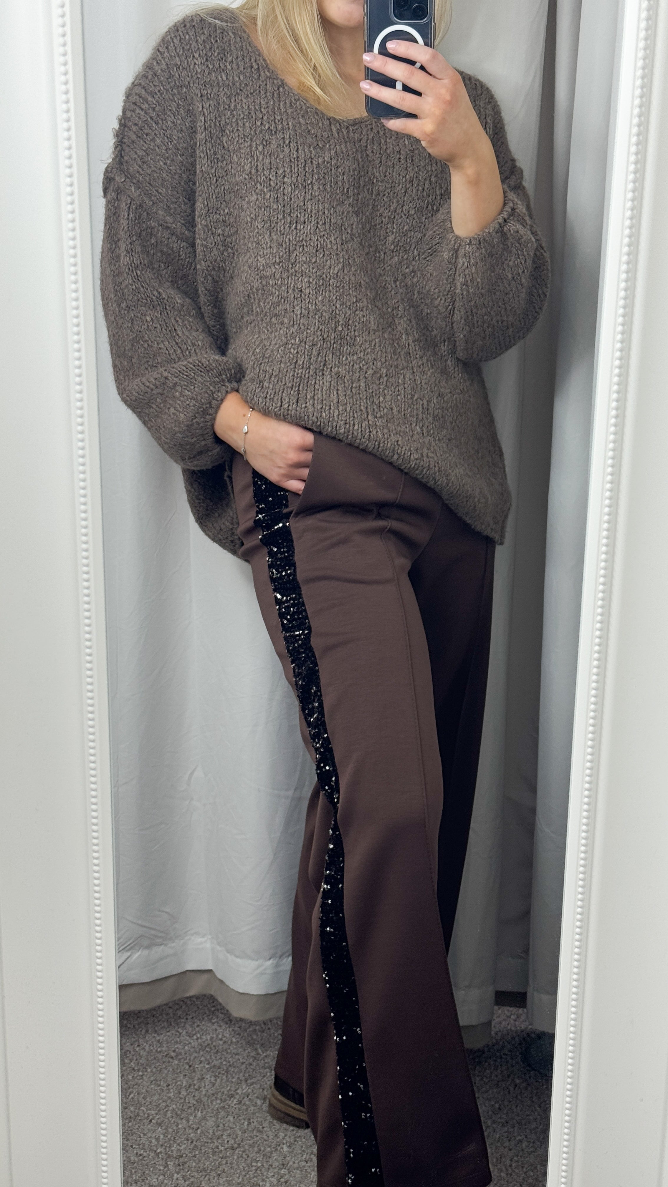 Frankie Trousers Chocolate