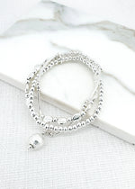 Envy Silver Triple Layer Bracelet