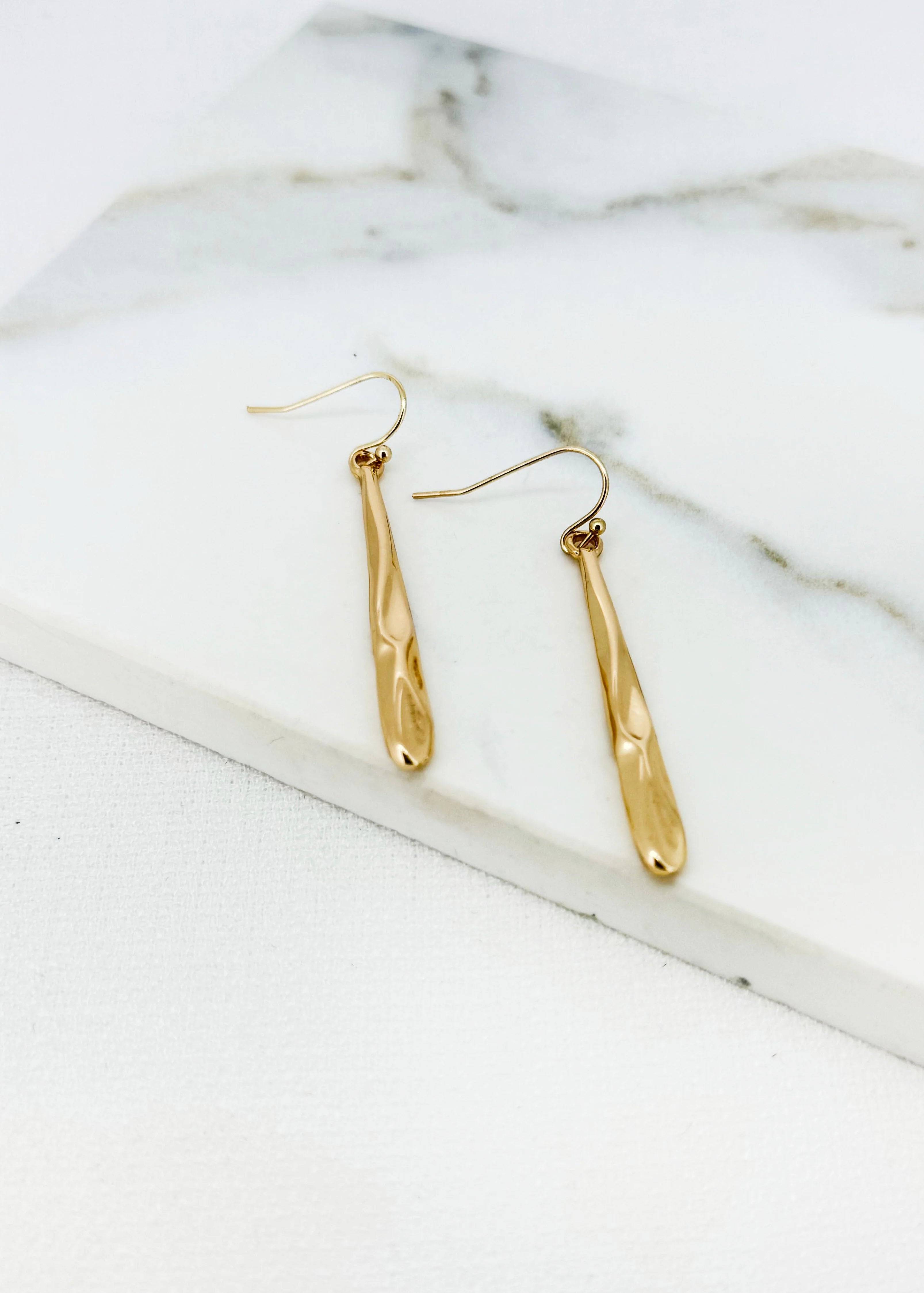 Envy Gold Long Dropper Earrings