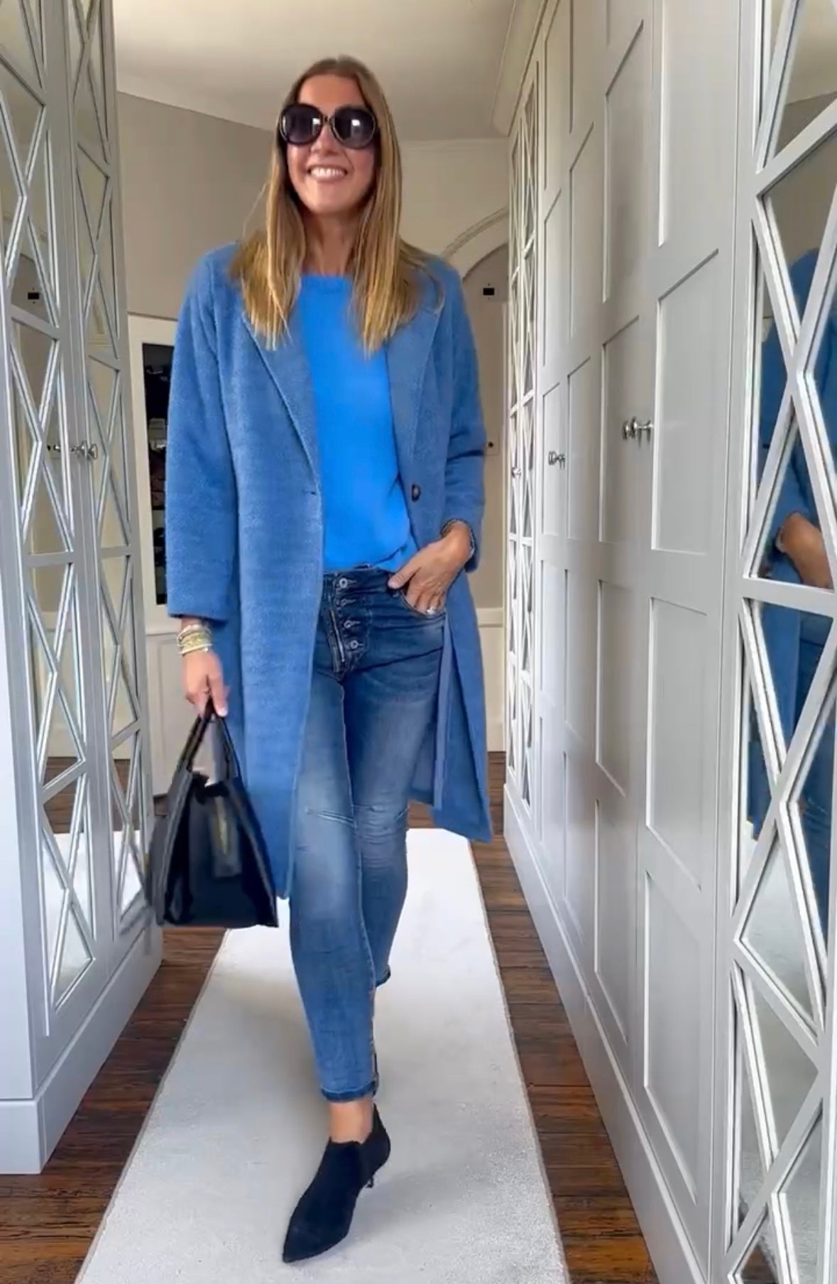 Helena Coat French Blue