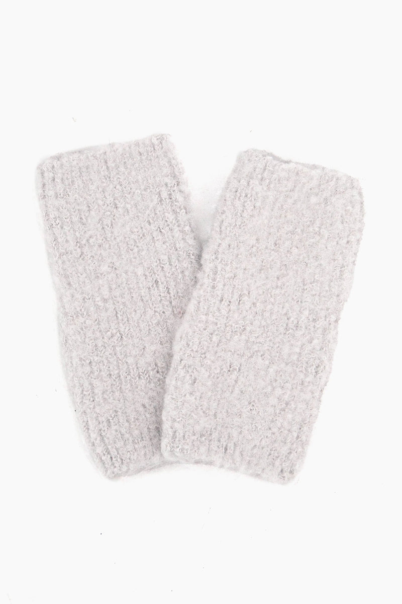 Light Grey Wrist Warmers