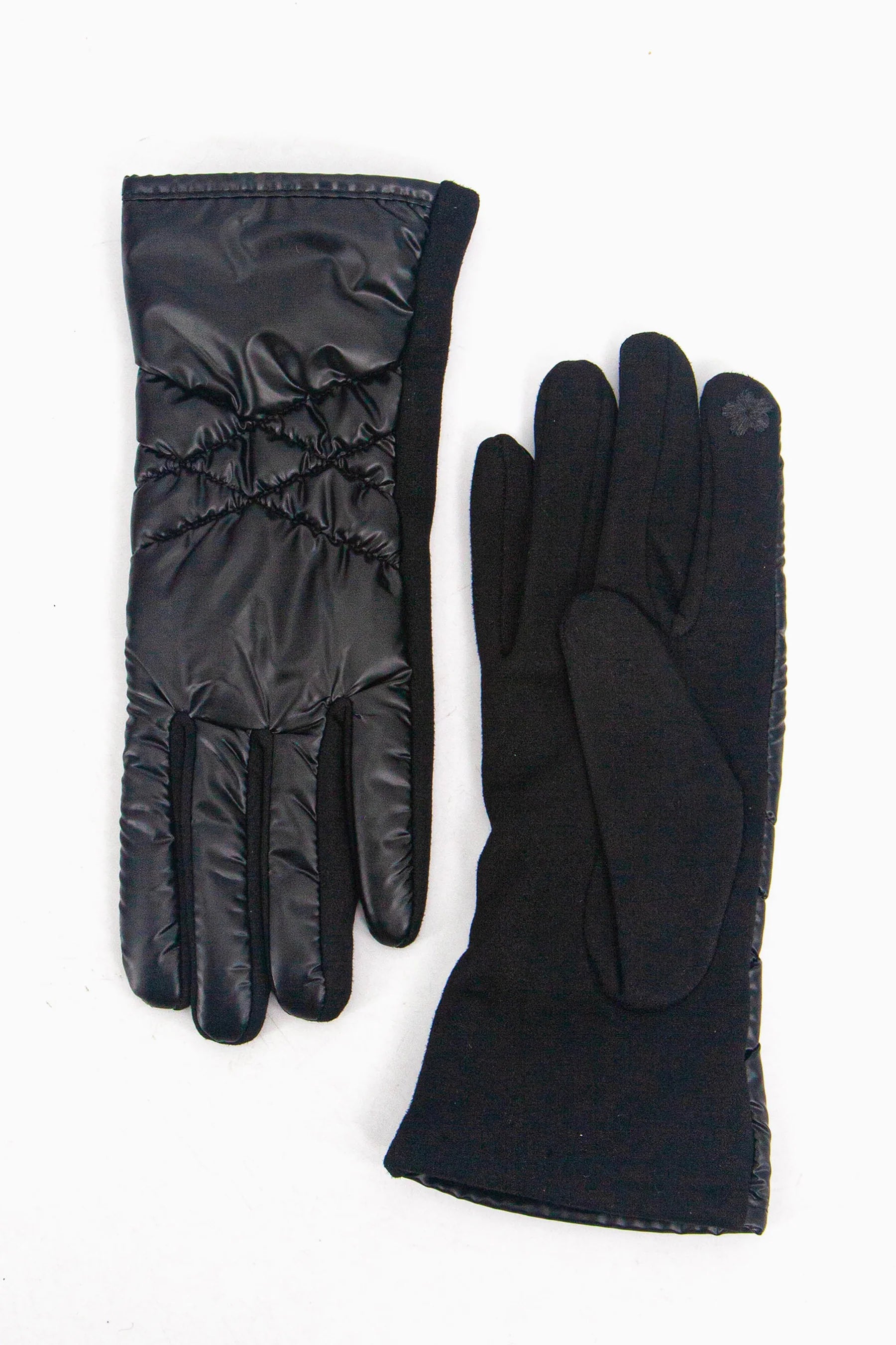 Black Stitch Gloves