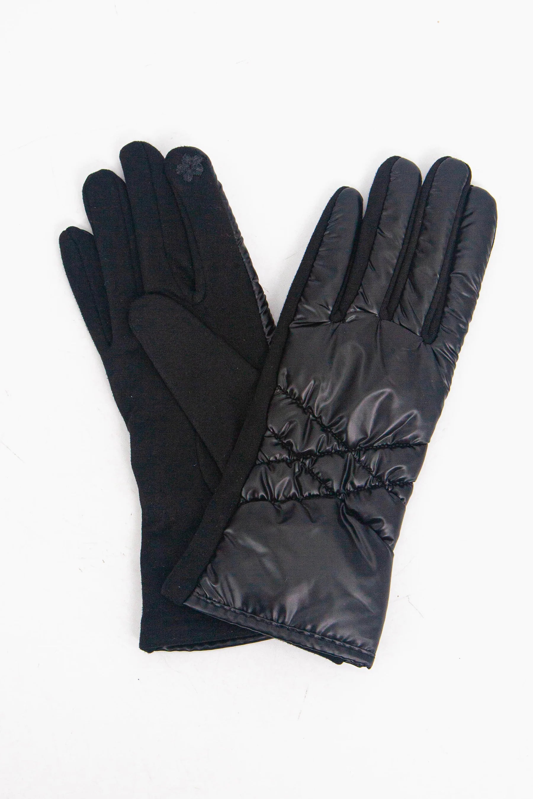 Black Stitch Gloves