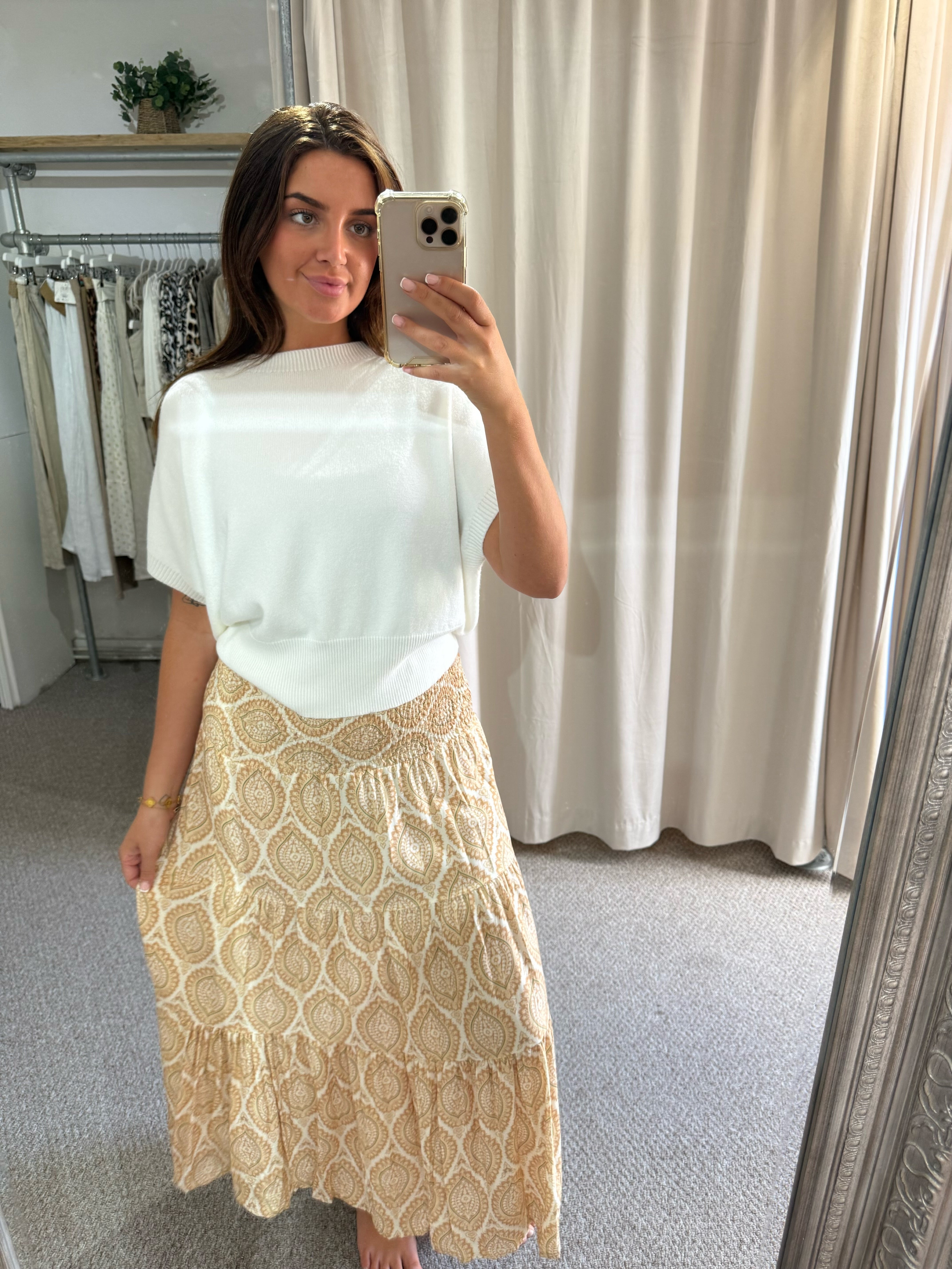Margot Skirt Dress Nude