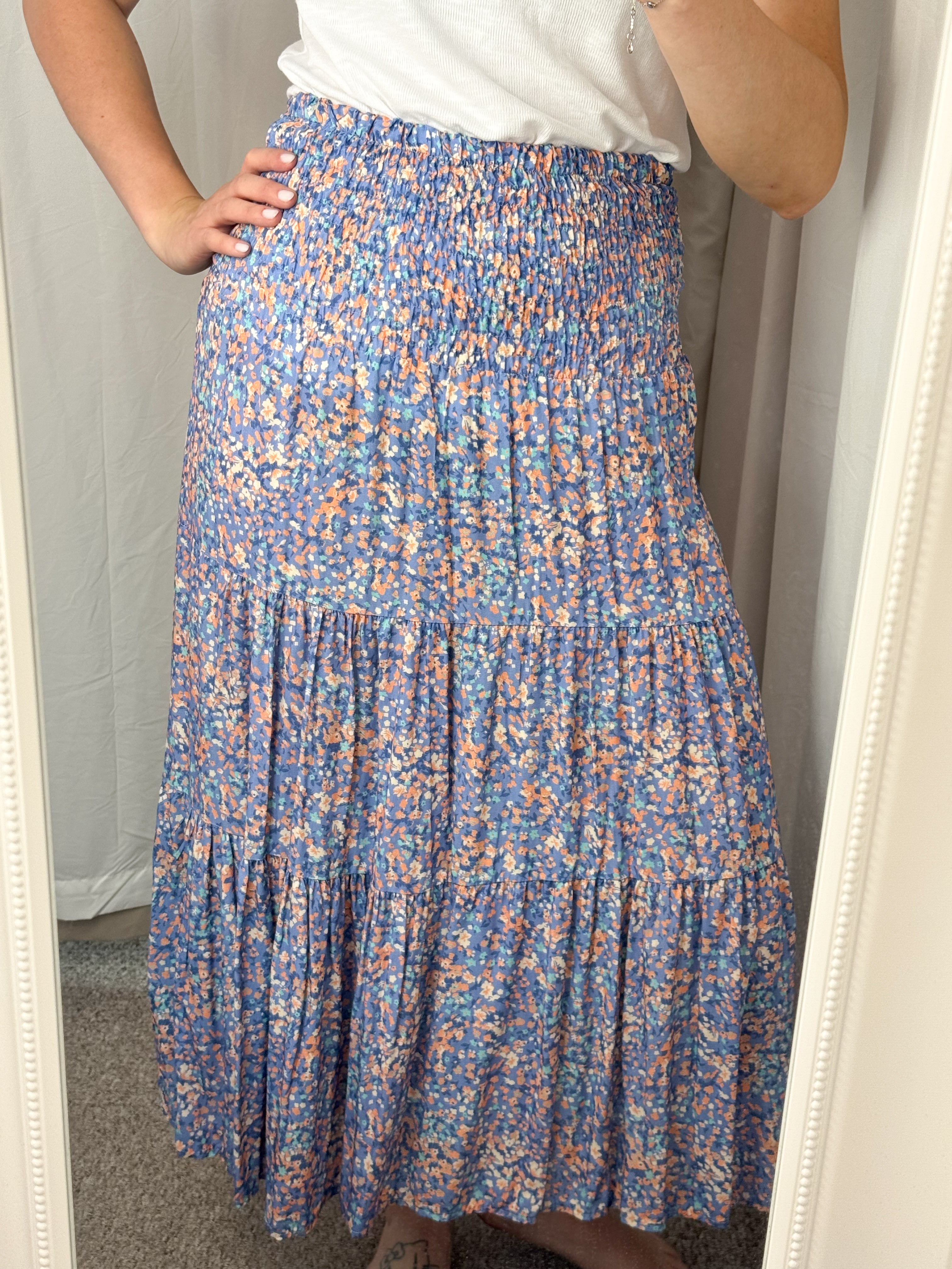 Fern Skirt Dress Denim Blue