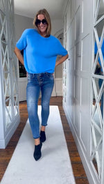 Nina Alpaca Knit French Blue