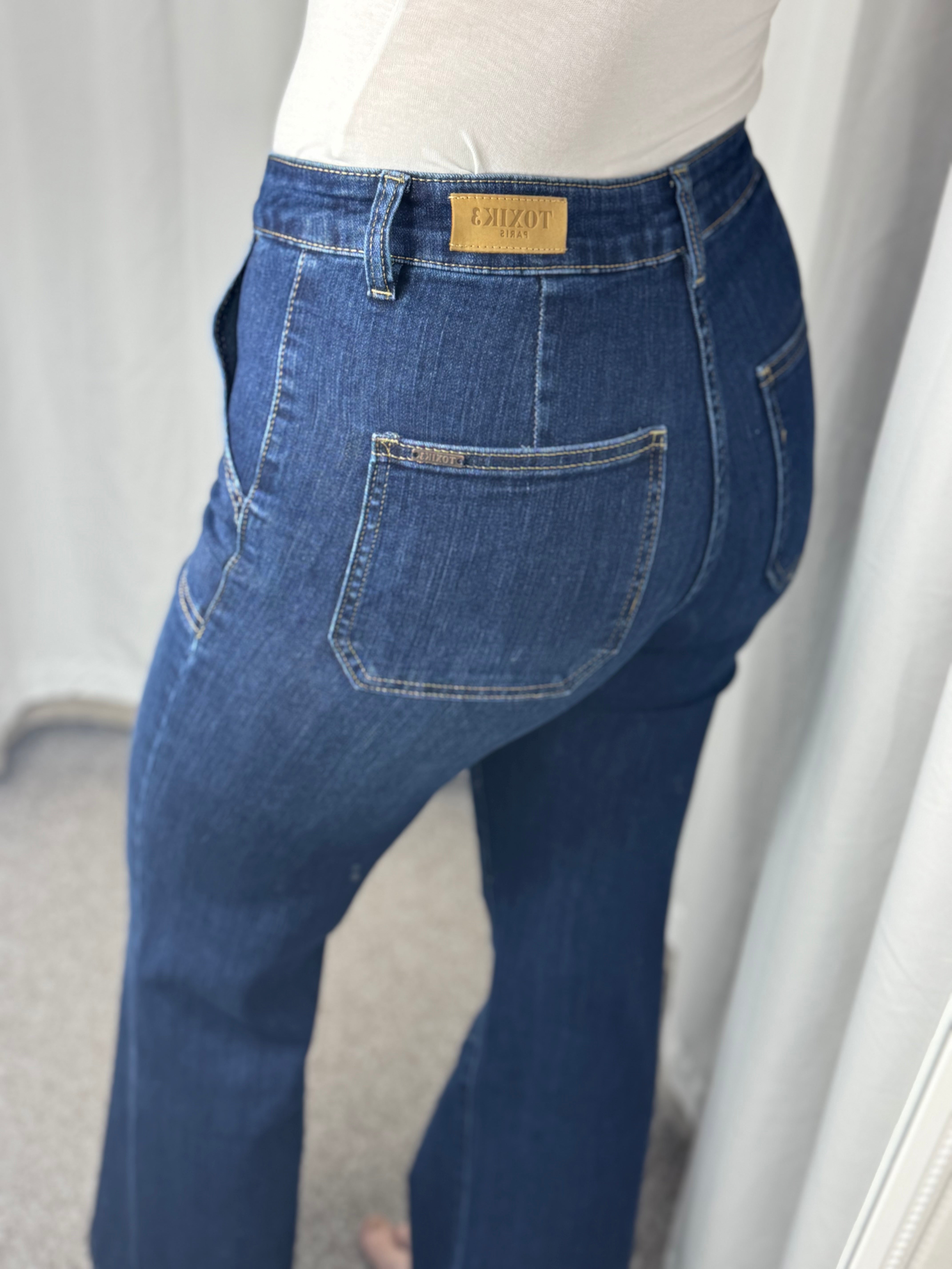 Toxik Indigo Denim Jeans Paris