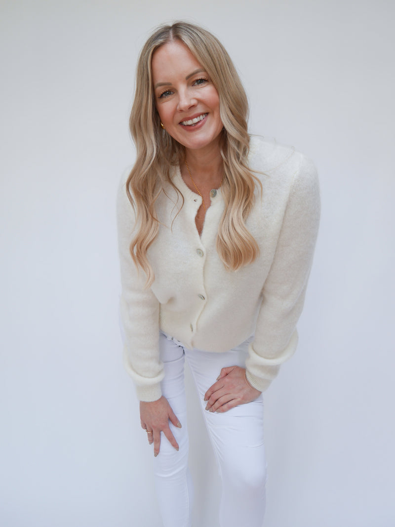 Claudia Cardigan Ivory