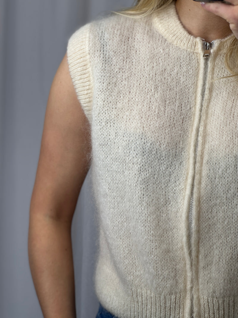 Tilly Mohair Tank Ivory