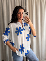 Cadence Blouse Royal Blue