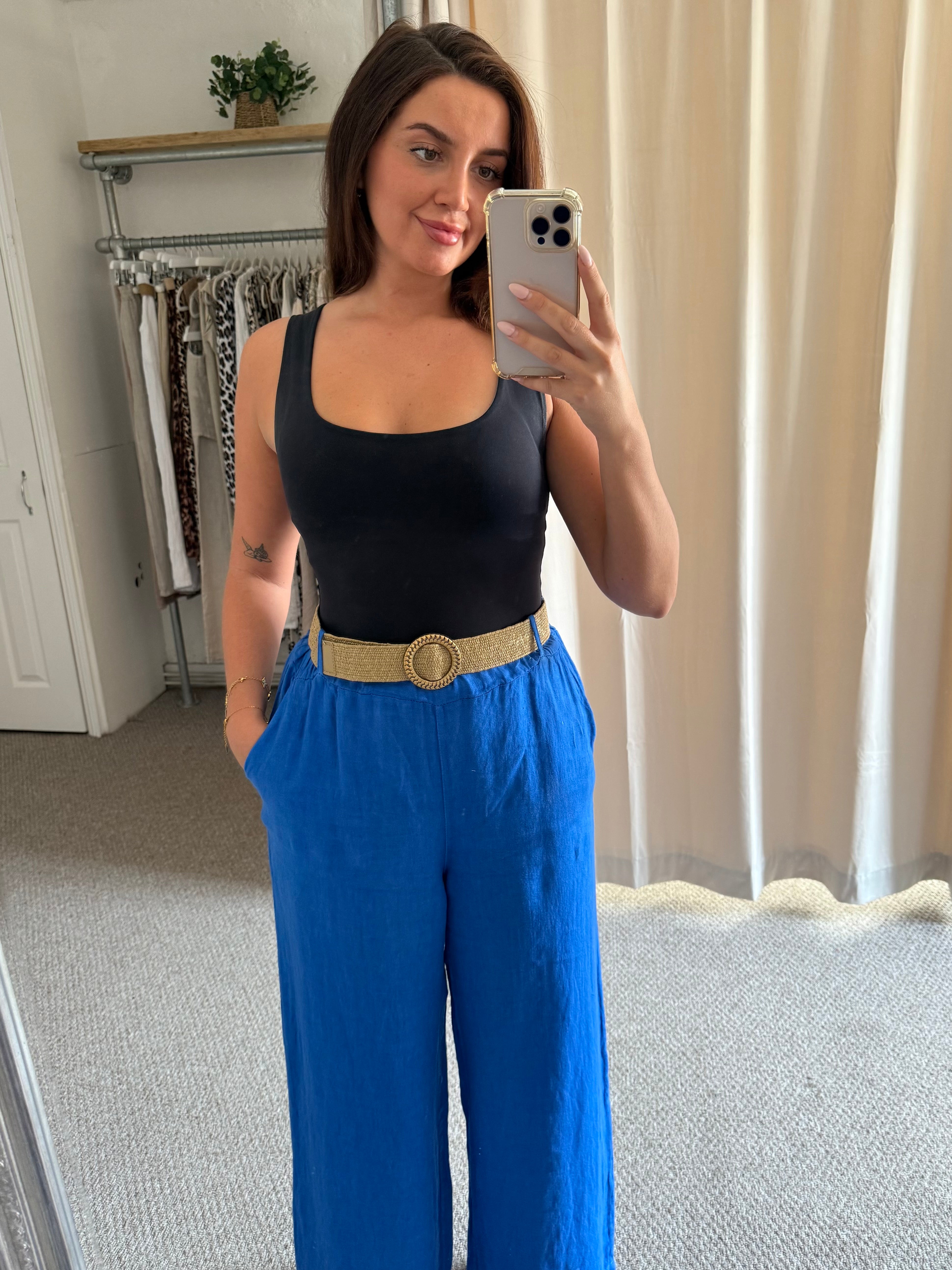 Julia Trouser Electric Blue