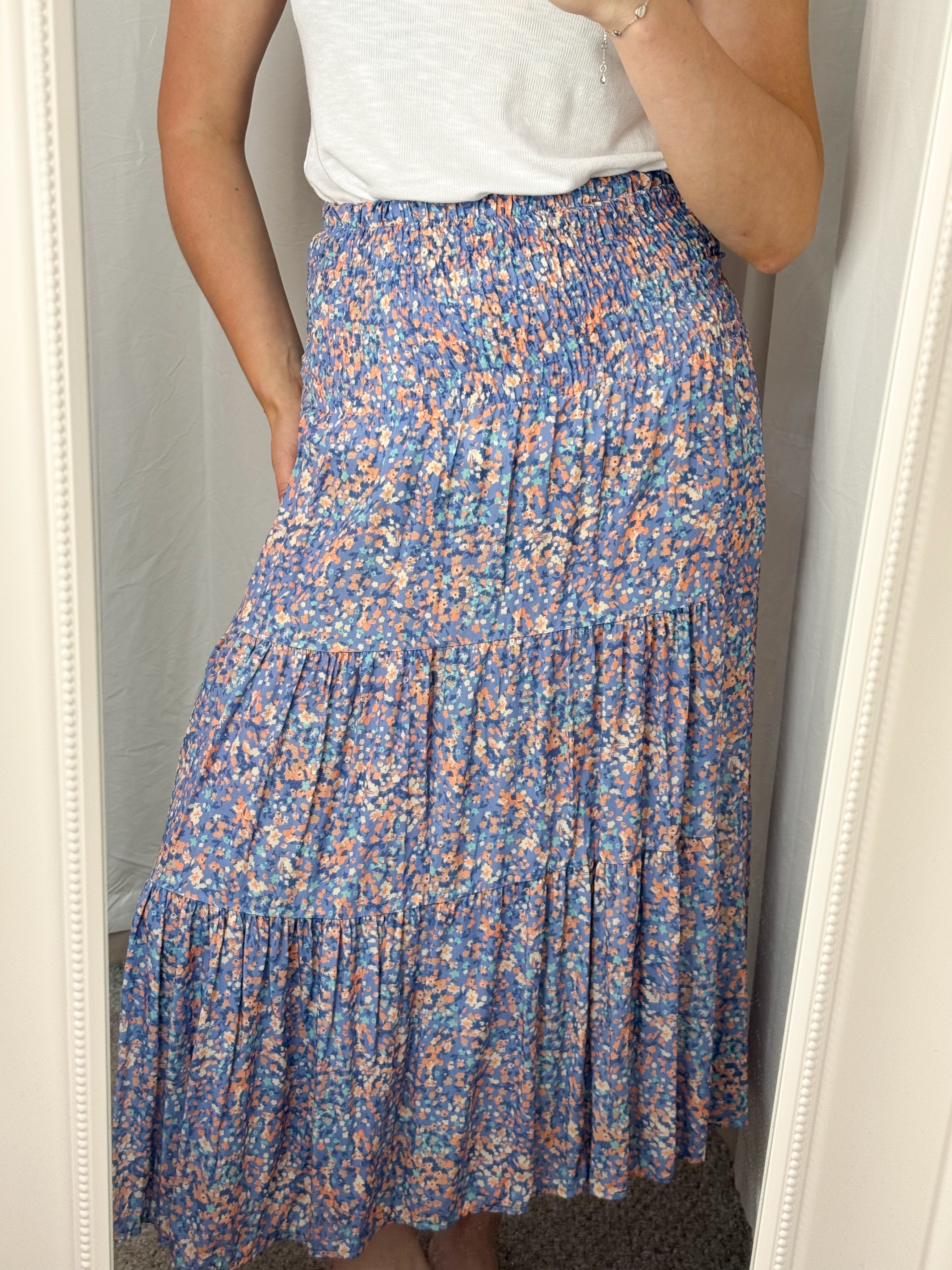 Fern Skirt Dress Denim Blue