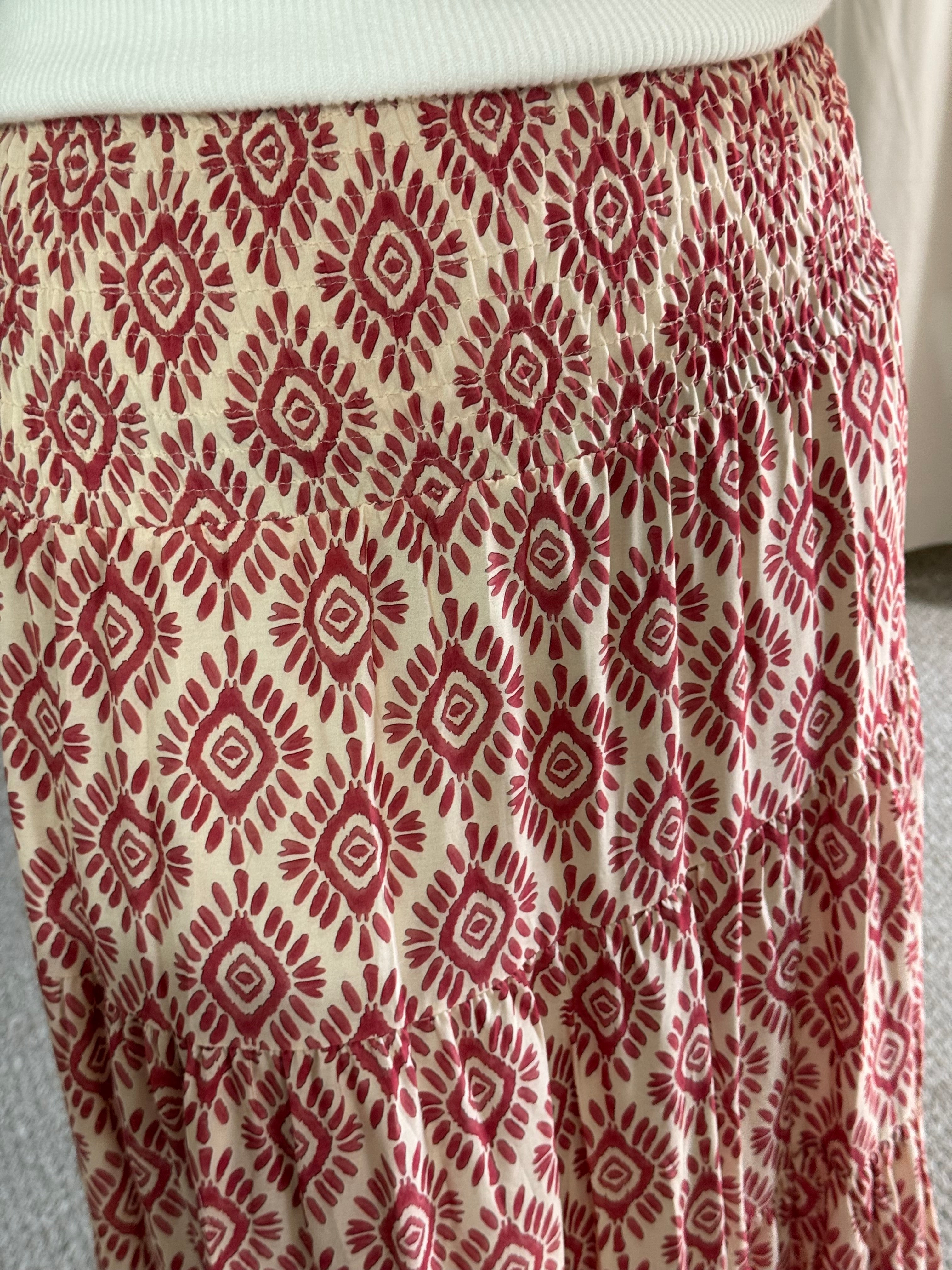 Athena Skirt Dress Terracotta