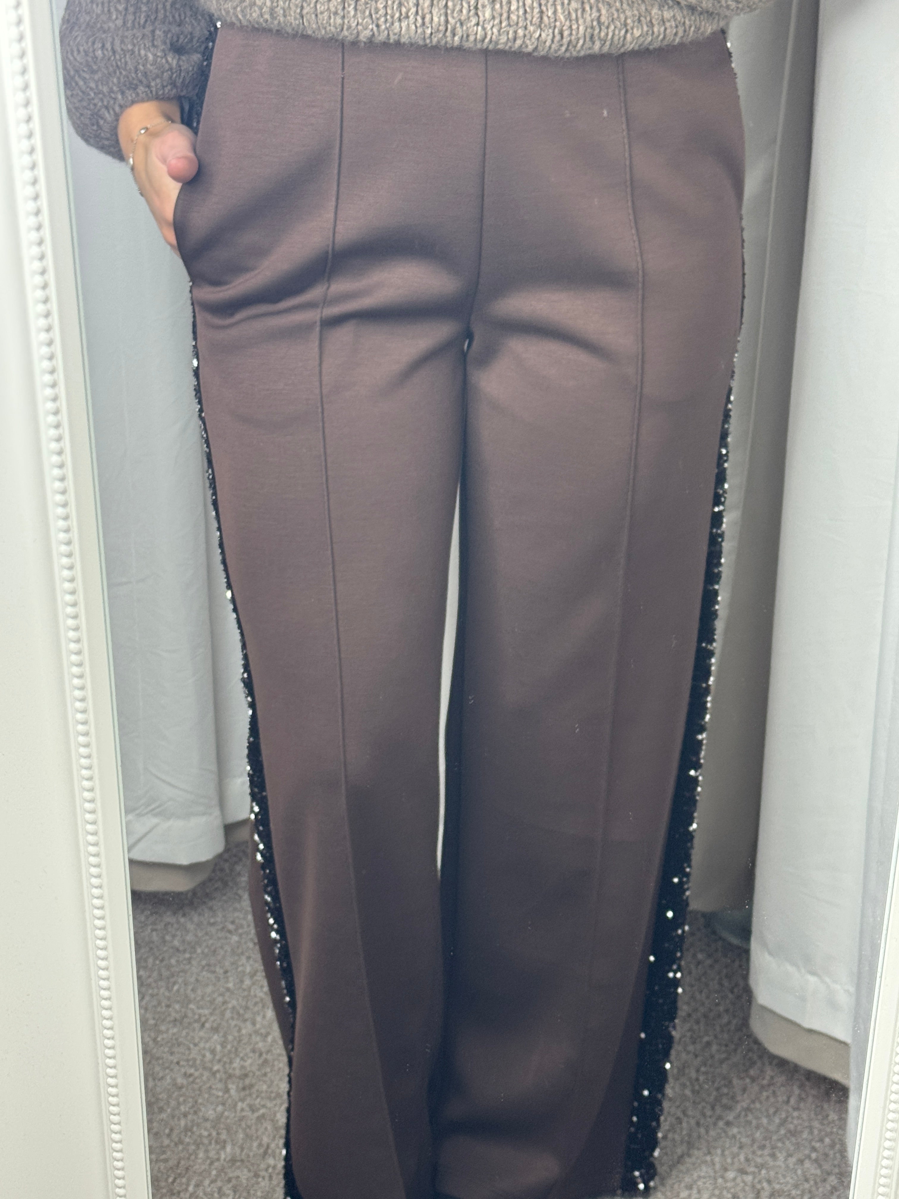 Frankie Trousers Chocolate