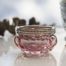 Biggie Best Queen Ann Rose Glass Pot