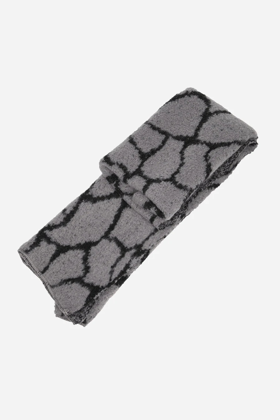 Grey Giraffe Blanket Scarf