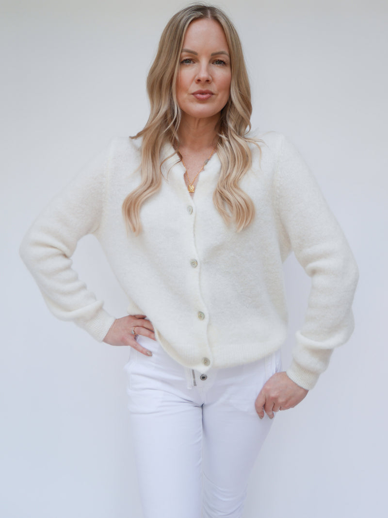 Claudia Cardigan Ivory