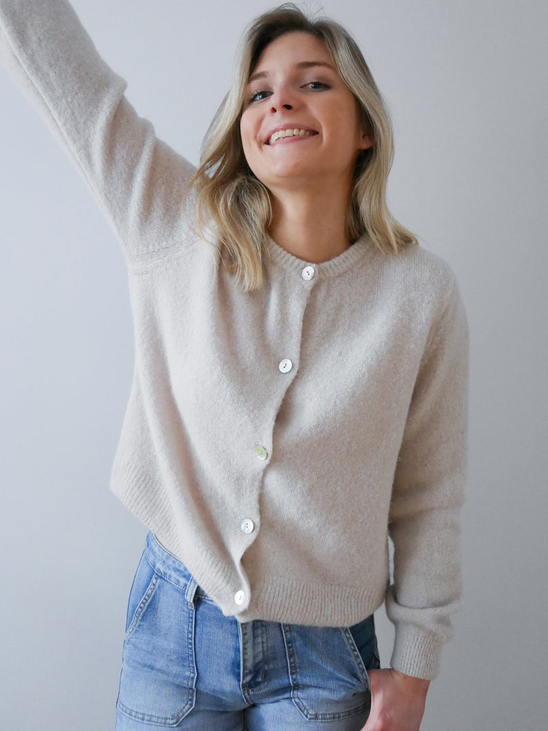 Claudia Cardigan Ecru