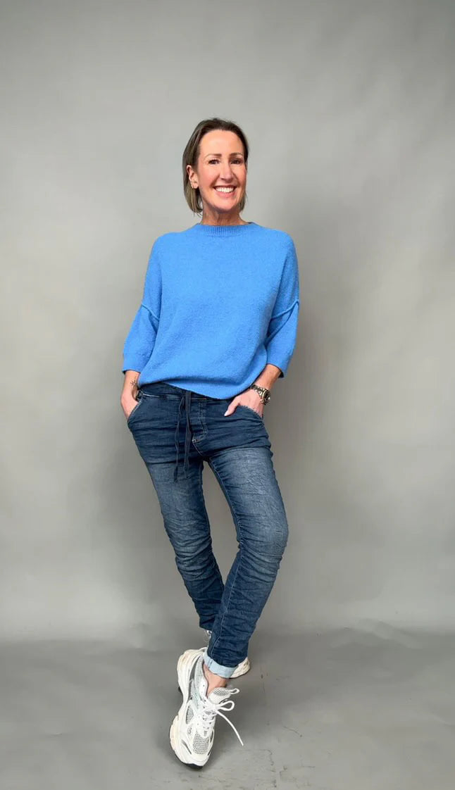 Abi Knit Alpaca French Blue