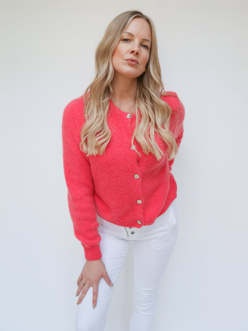Claudia Cardigan Coral