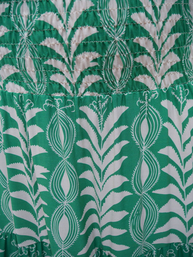 Carrie Skirt Dress Emerald