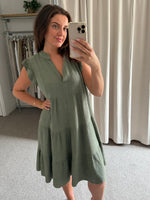 Belle Dress Khaki