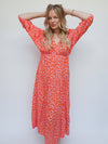 Naomi Dress Pink & Orange