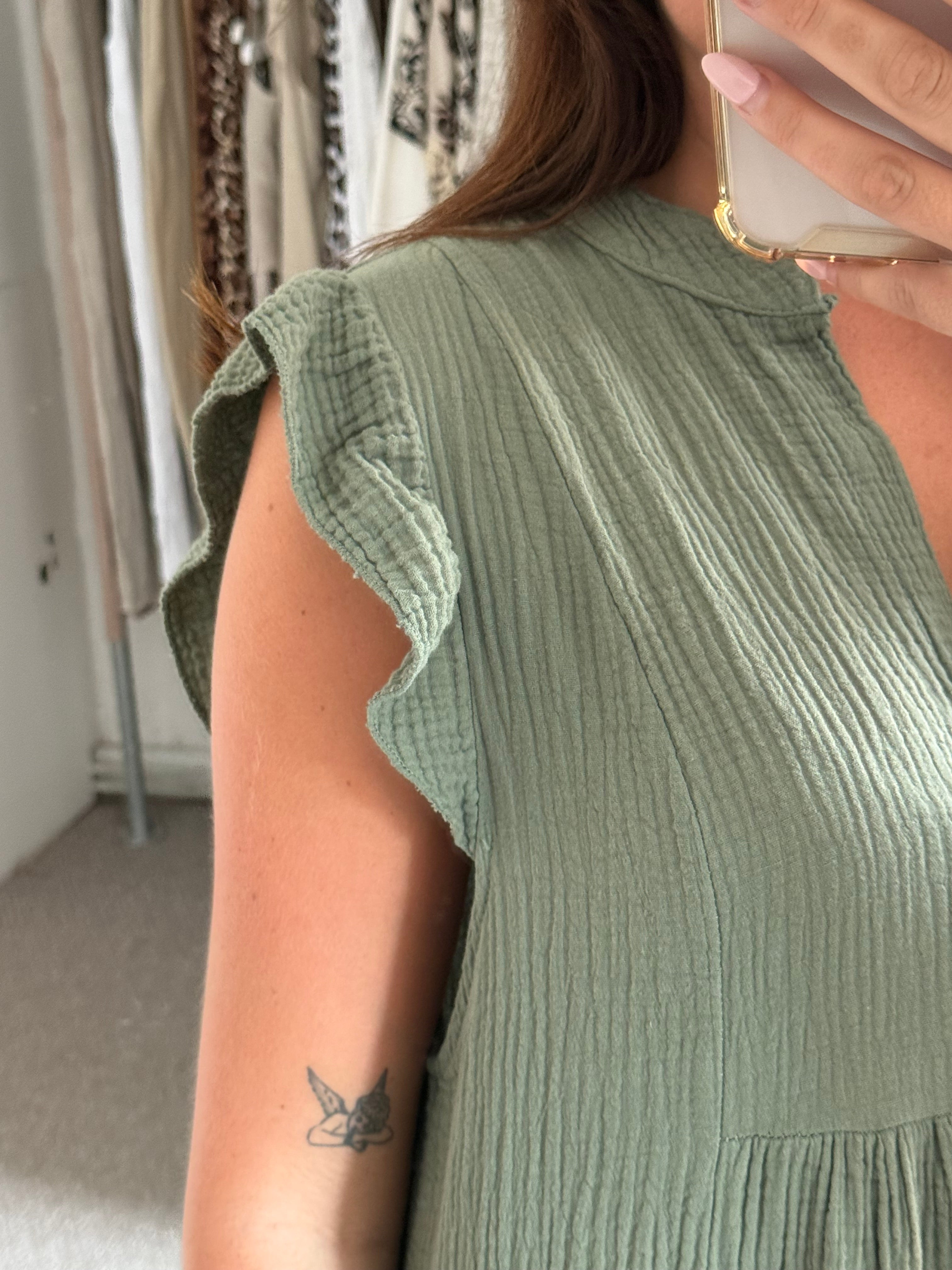 Belle Dress Khaki