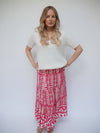 Carrie Skirt Dress Fuchsia