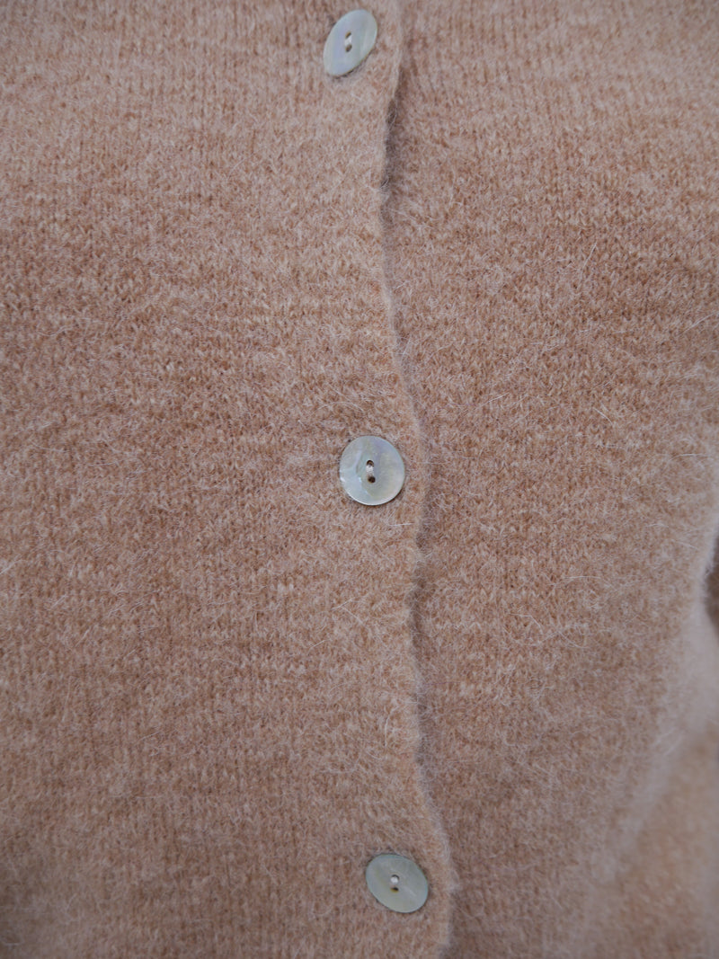 Claudia Cardigan Camel
