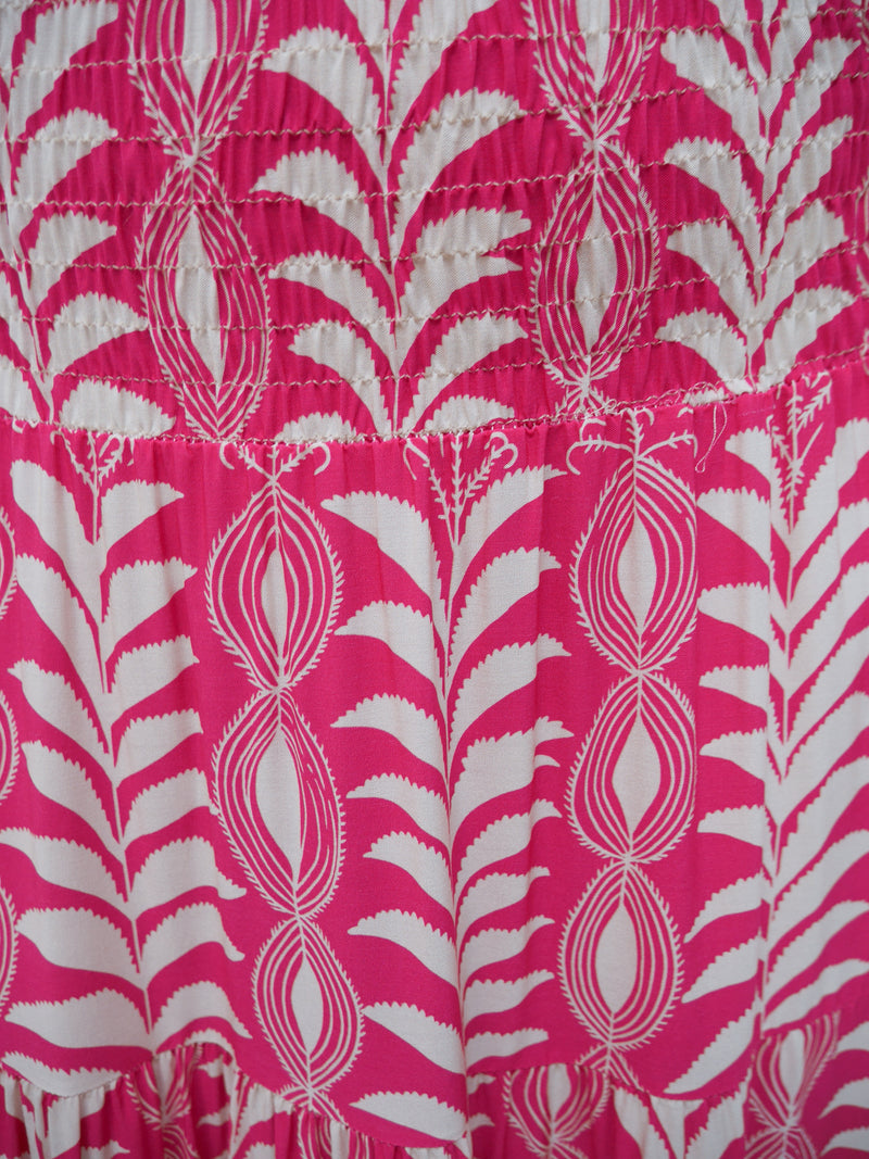 Carrie Skirt Dress Fuchsia