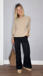 Hattie Alpaca Knit Camel