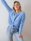 Claudia Cardigan Cornflower Blue