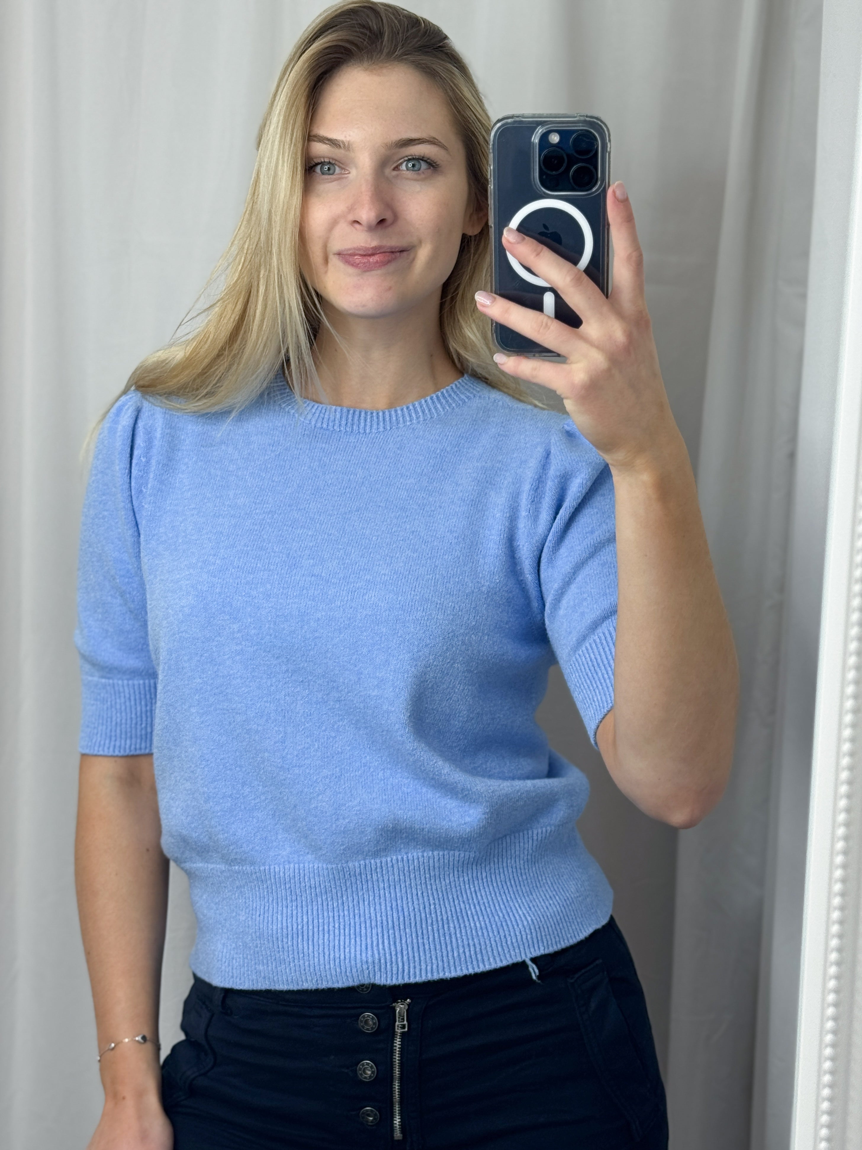 Bonnie Knit Baby Blue