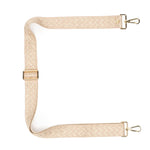 EB Gold/Cream Chevron Bag Strap