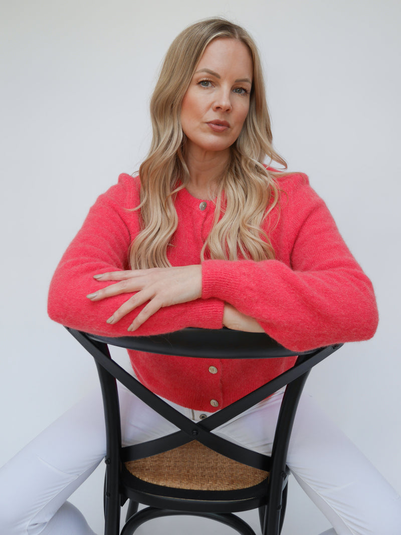Claudia Cardigan Coral
