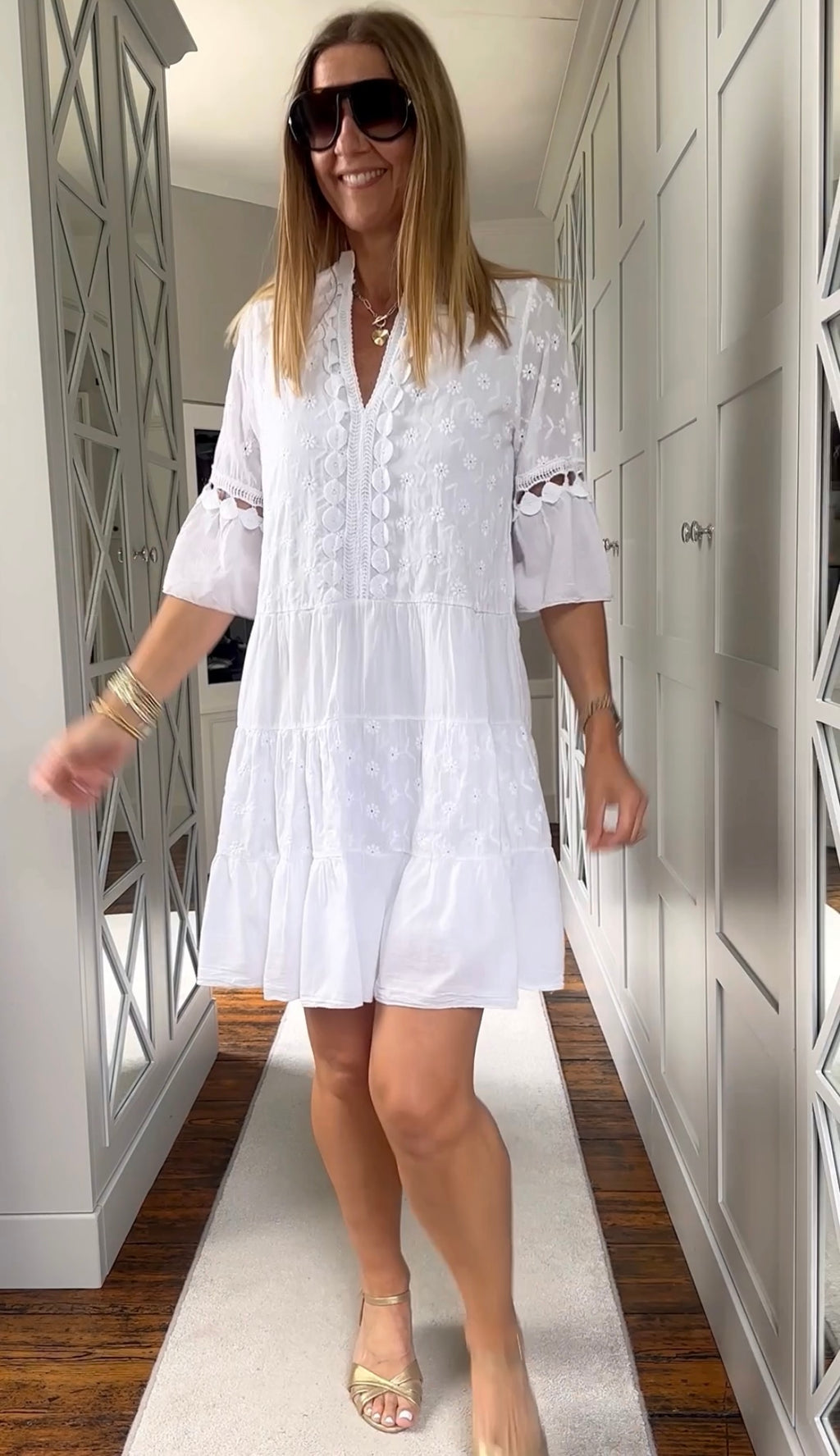 Evie Dress White