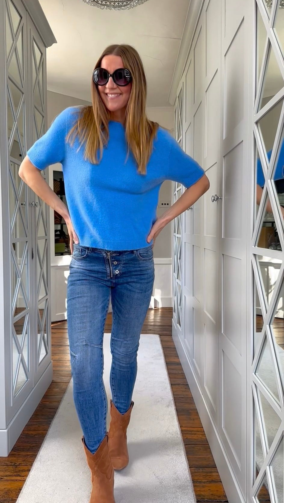 Phoebe Knit French Blue