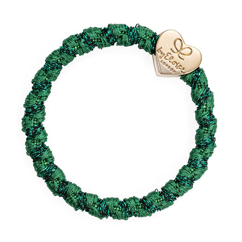 Gold Heart Chive Charm Hair Band