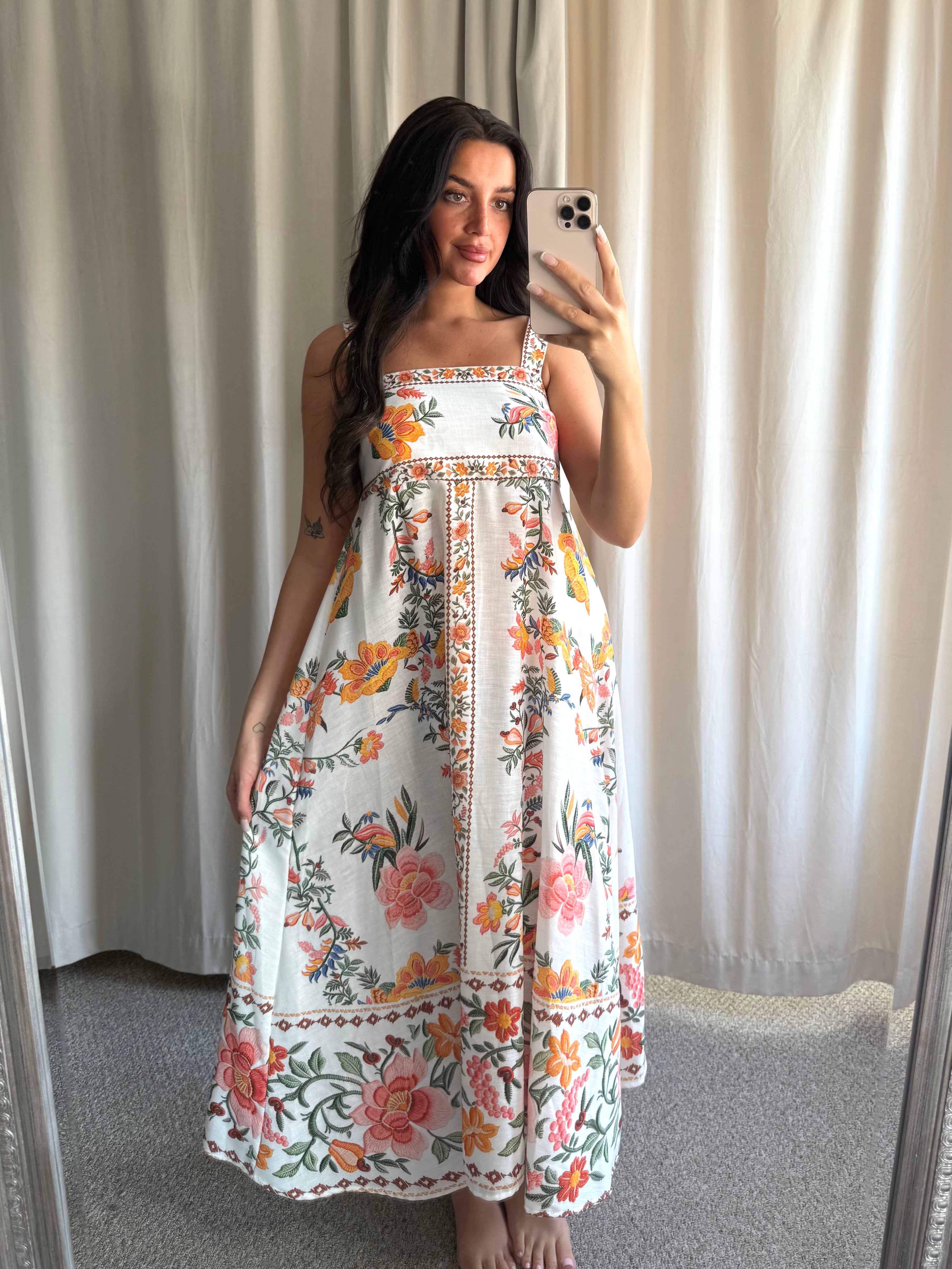 Bianca Sundress Orange