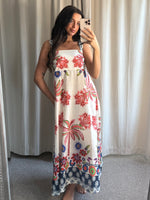 Bianca Sundress Navy & Red