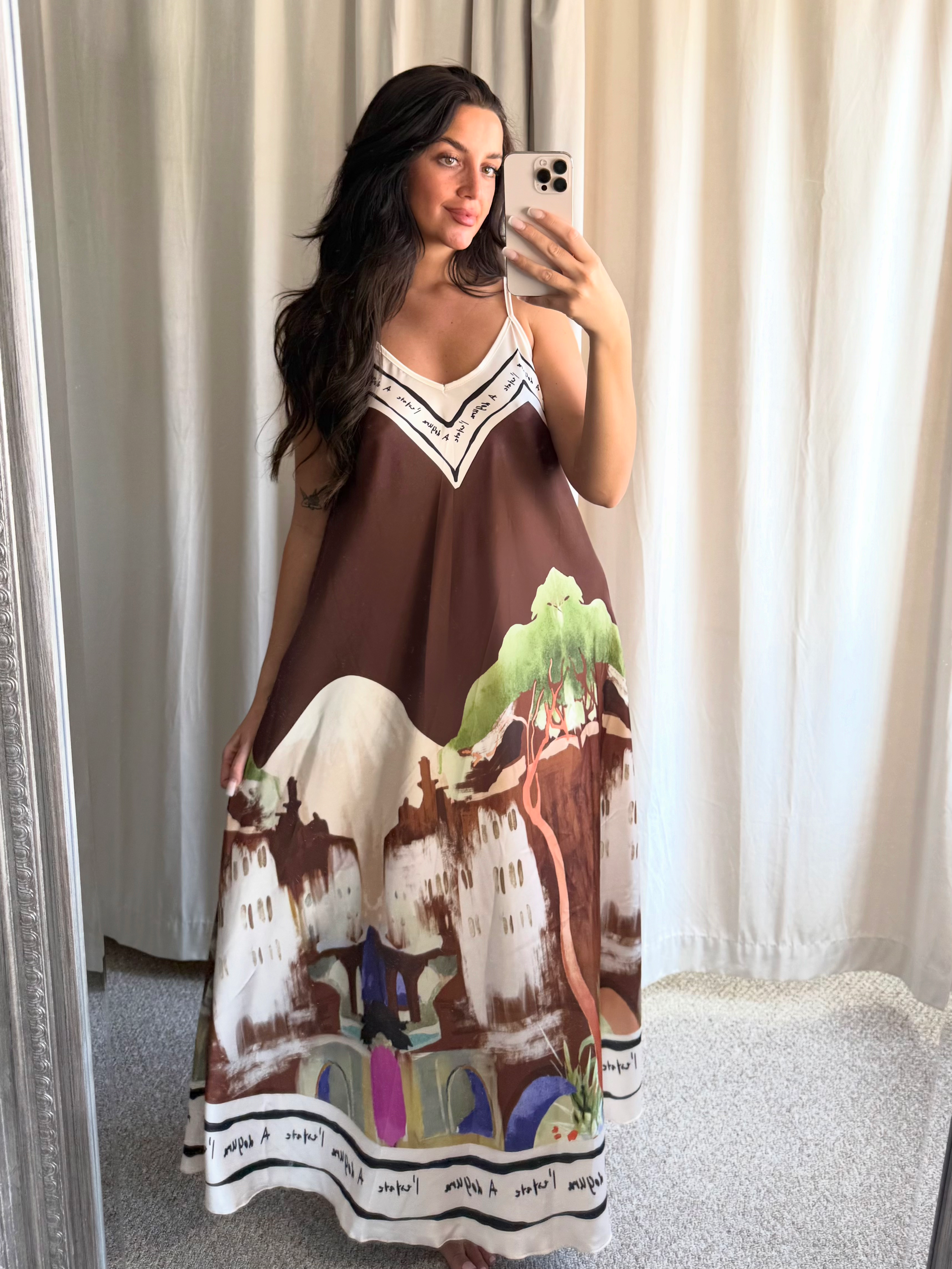 Monique Dress Chocolate
